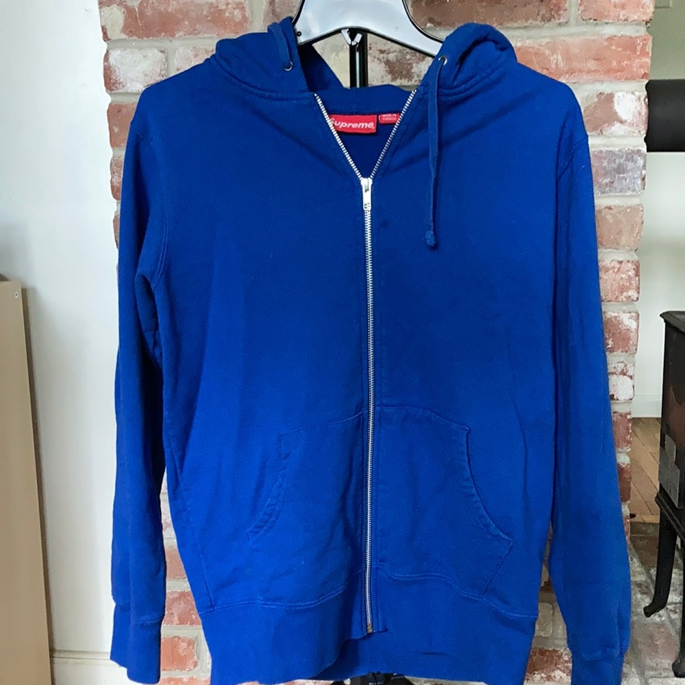 Supreme foil logo hoodie size S